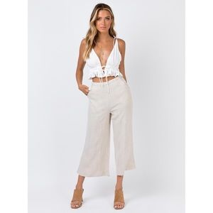 Princess Polly The Roxette Linen Pant